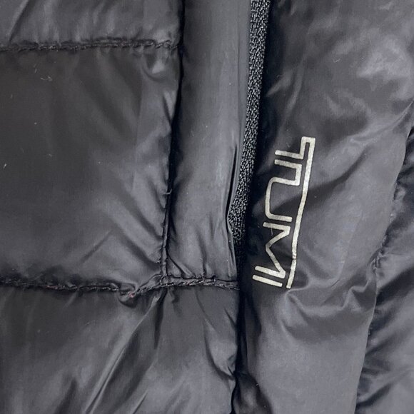 Tumi Pax Down Feather Charlotte Jacket Lightweight Puffer Winter Coat Pillow - M - Picture 9 of 13